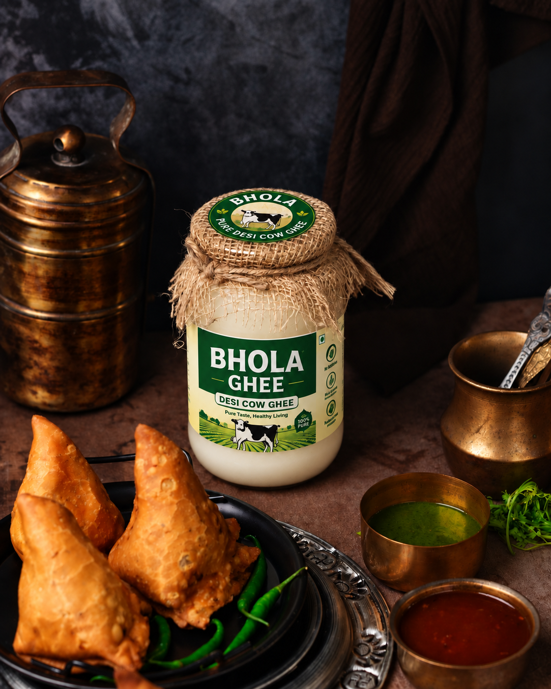 Traditional Indian cooking